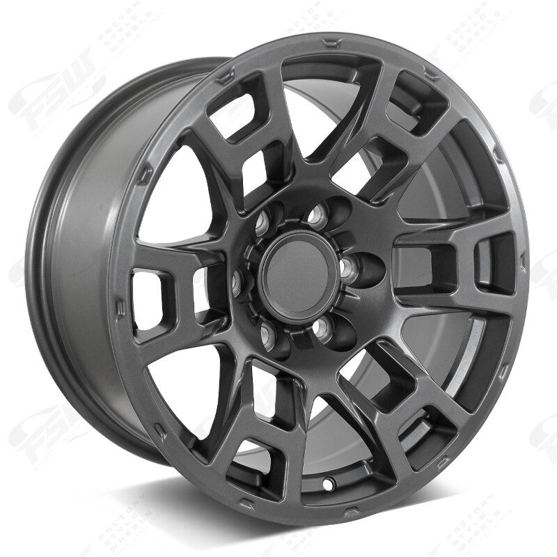TRD Flow Forged 4TR Pro Style 17X8.5 6X139.7 ET -10 Gunmetal (4PC) Wheels (ship it to your door)