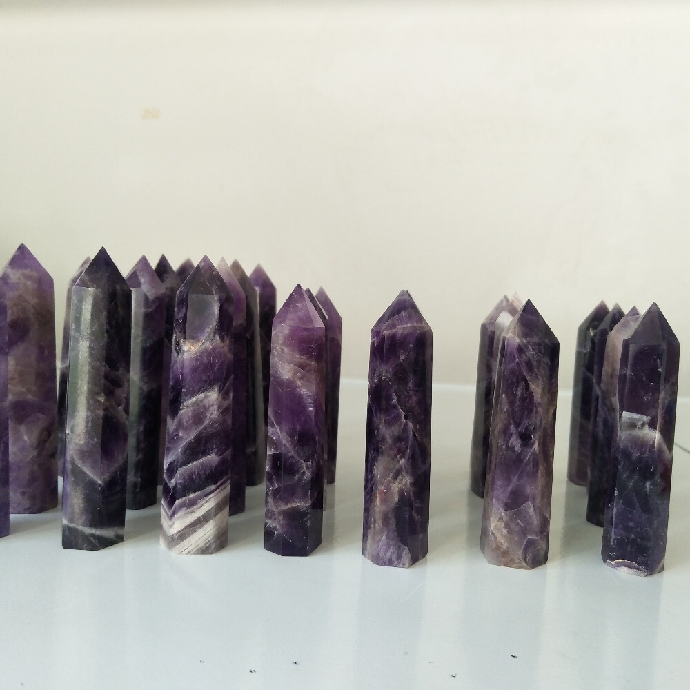 Natural Crystal Points (Amethyst, 2 pcs.)