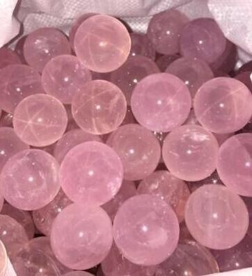 Rose Quartz Spheres (10 pcs)