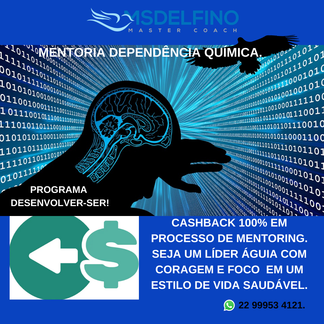 MENTORIA DEPENDÊNCIA QUÍMICA + ANÁLISE MAPEAMENTO DO PERFIL COMPORTAMENTAL DISC - CASHBACK.