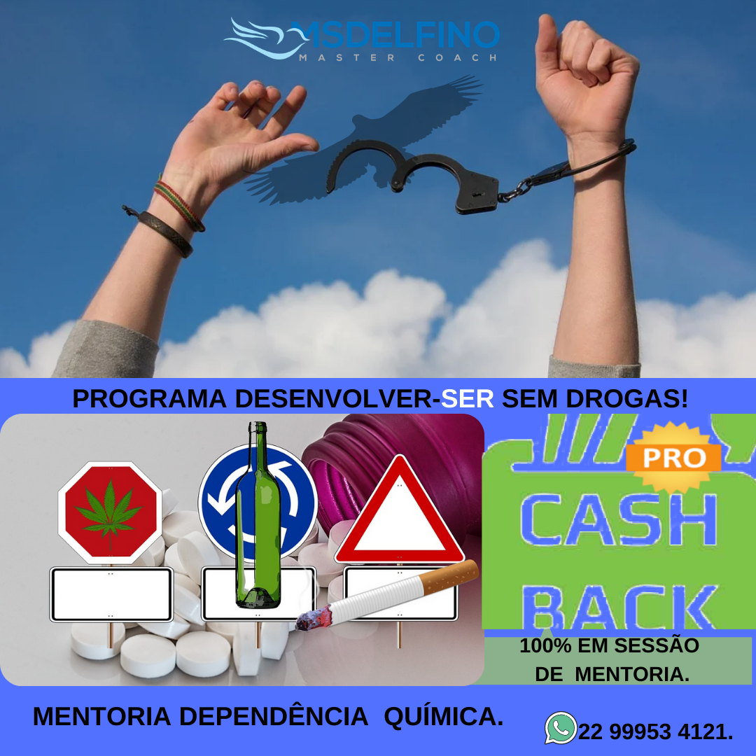 MENTORIA DEPENDÊNCIA QUÍMICA + ANÁLISE MAPEAMENTO DO PERFIL COMPORTAMENTAL DISC - CASHBACK.