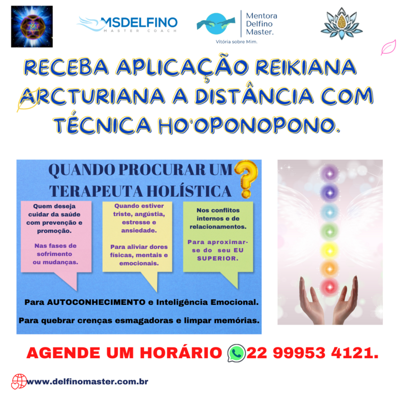 PACOTE de Aplicação Terapia REIKIANA a DISTÂNCIA - Prática Complementar à Saúde.