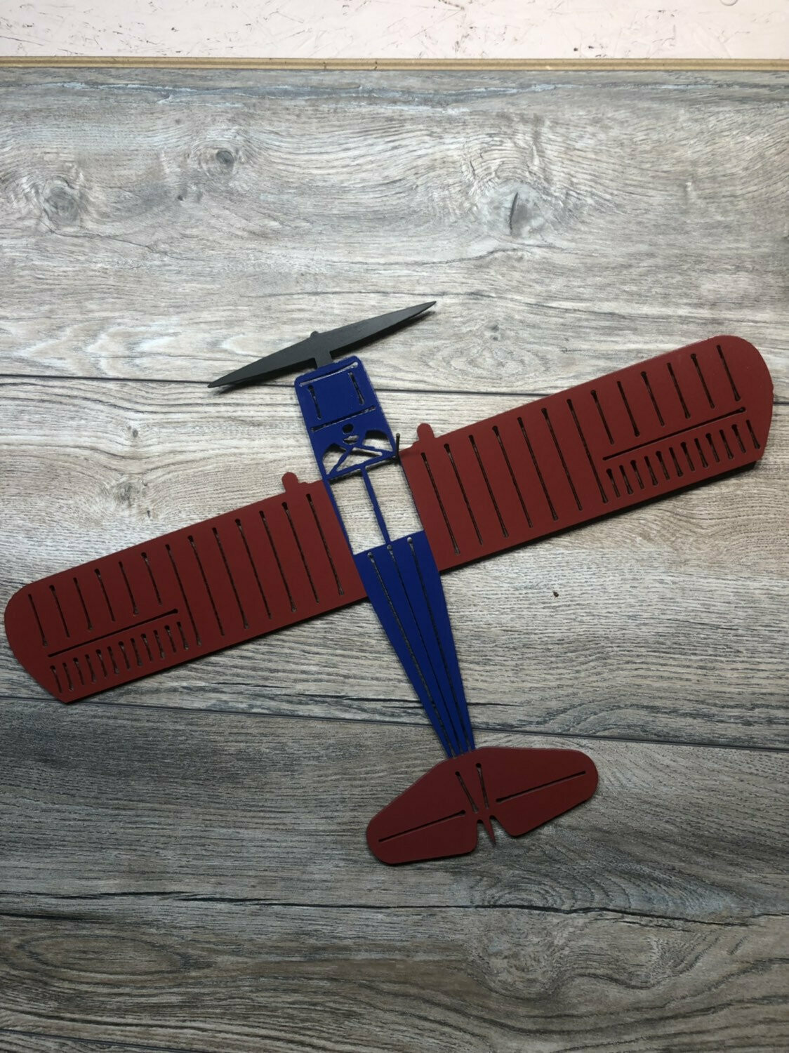 Airplane wall hanging