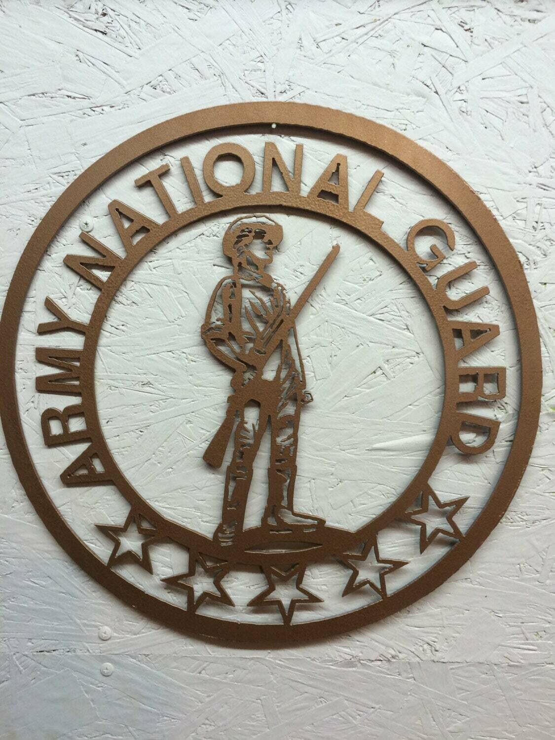 Army National Guard Metal art
