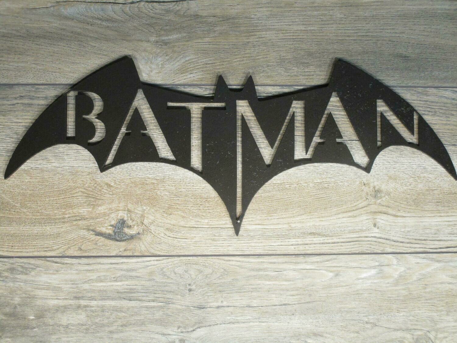 Batman logo wall art