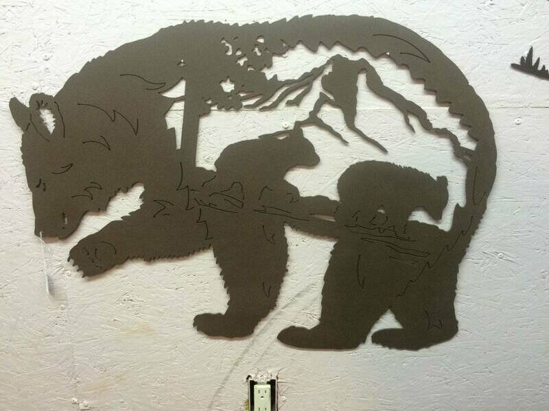 Bear Scene 33 x 24
