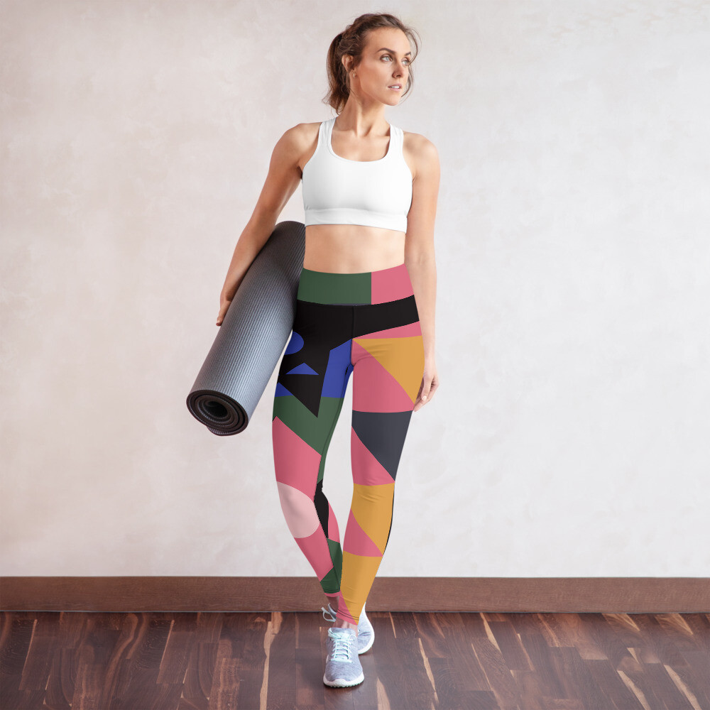 The latin tribal vibe, Yoga Leggings, Size: XS