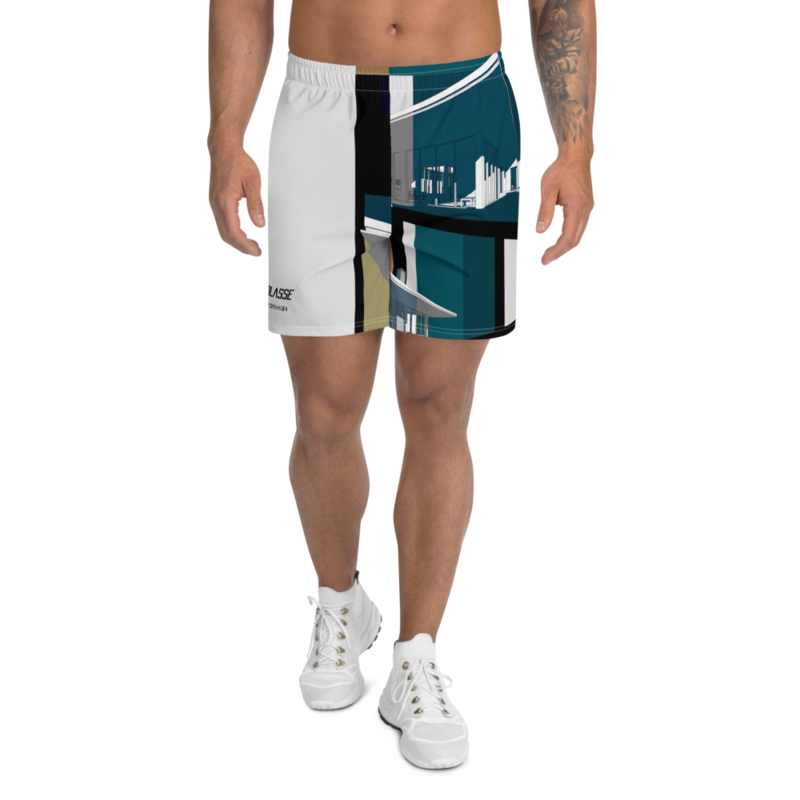 Arty-tecture, men's Athletic Long Shorts