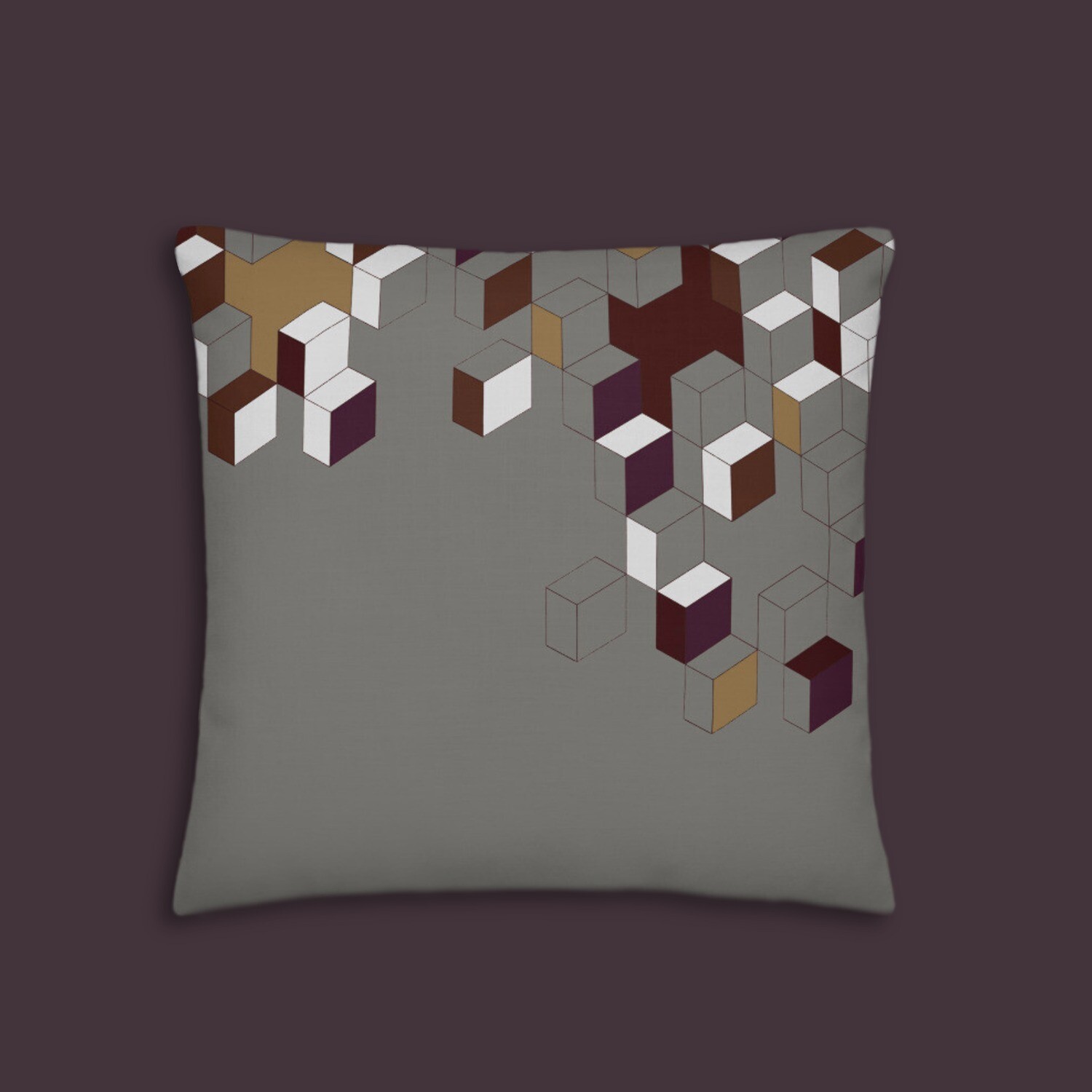 Bauhaus squares - Premium Pillow, Size in cm: 46×46