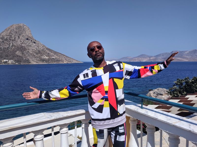 Bauhaus meets funkis, unisex sweatshirt