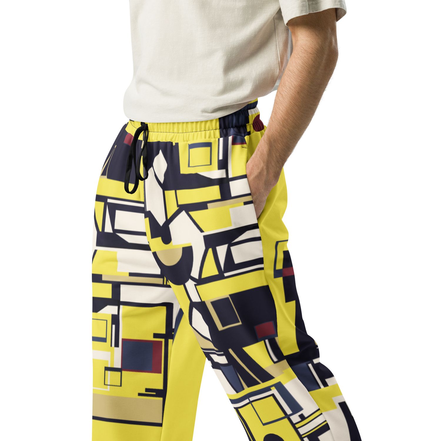 Bauhaus by our house, wide-leg unisex joggers