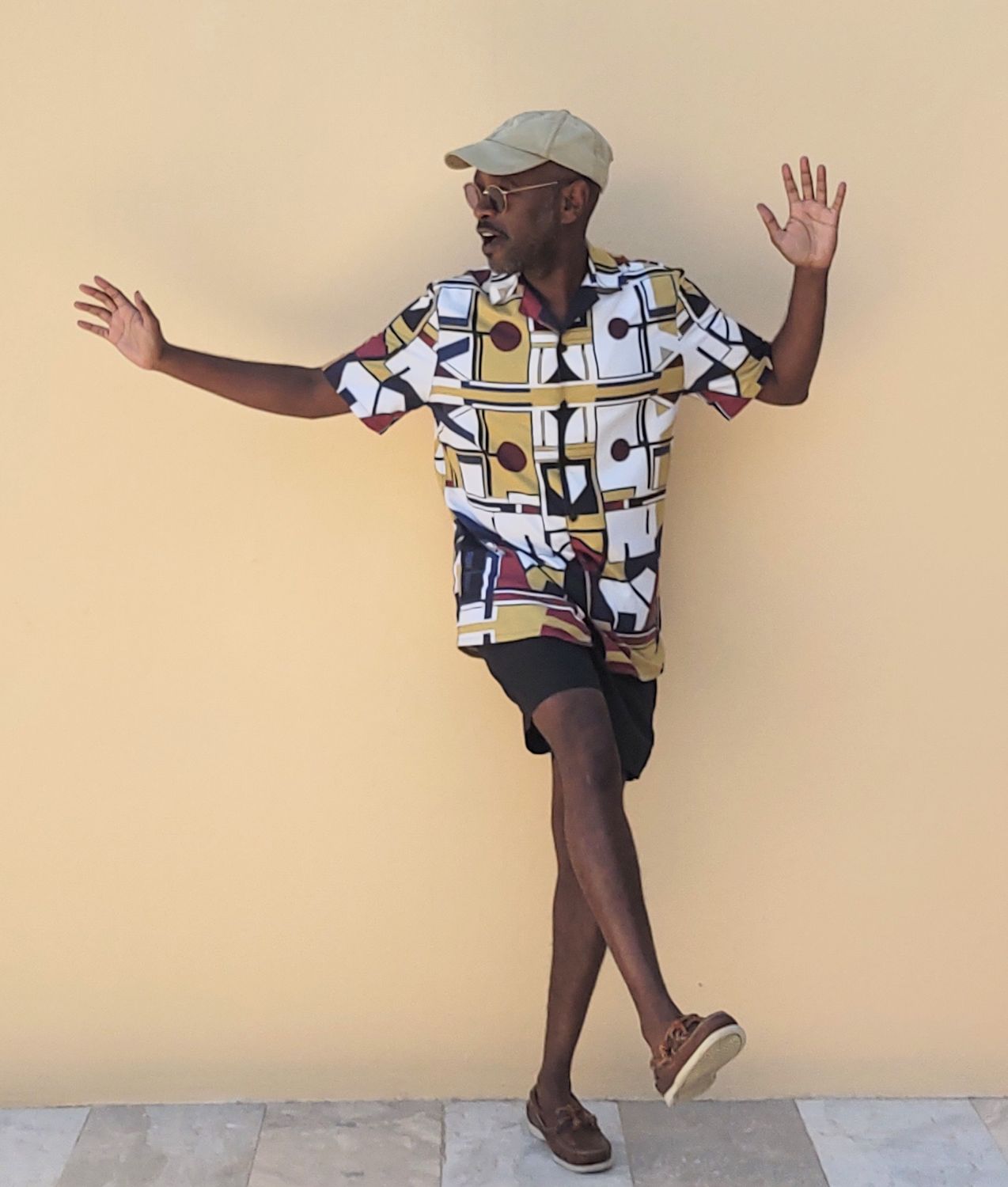 Tribalistic, unisex button shirt. Make sure when ordering this shirt 2 sizes smaller than normal as it is oversized.