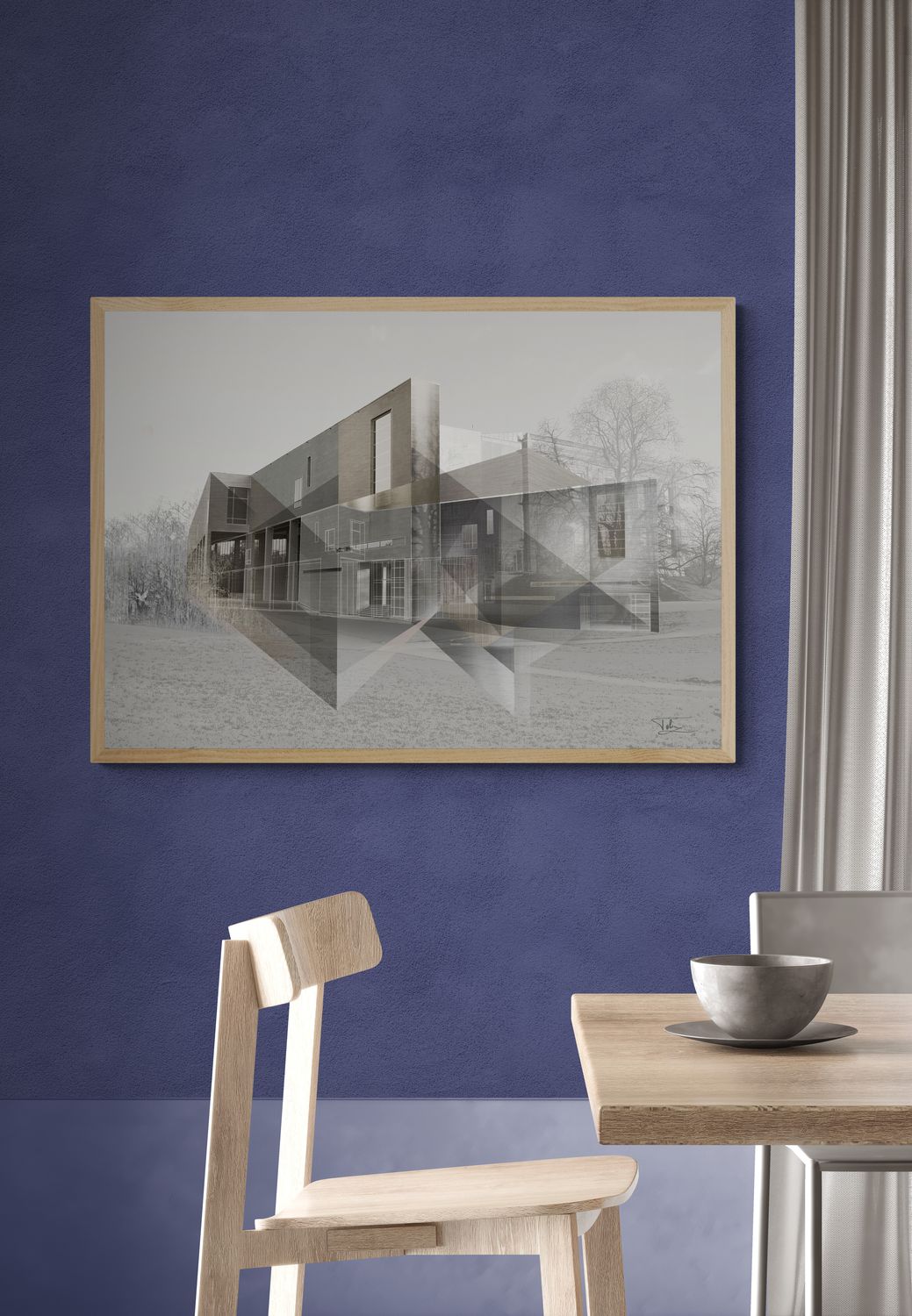 SMK, framed poster 50x70 cm