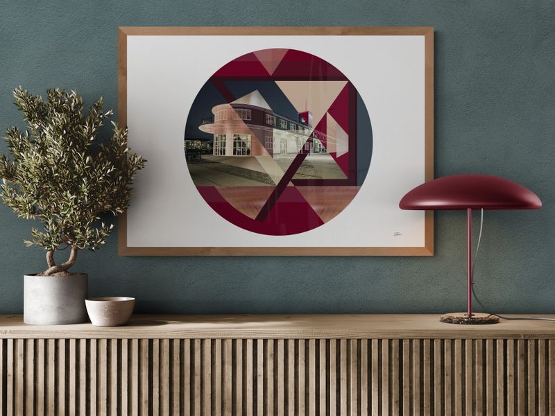 Custom House, framed poster 50x70 cm