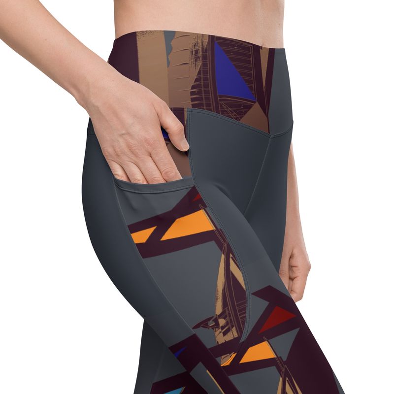 Le Burj, recycled leggings with pockets