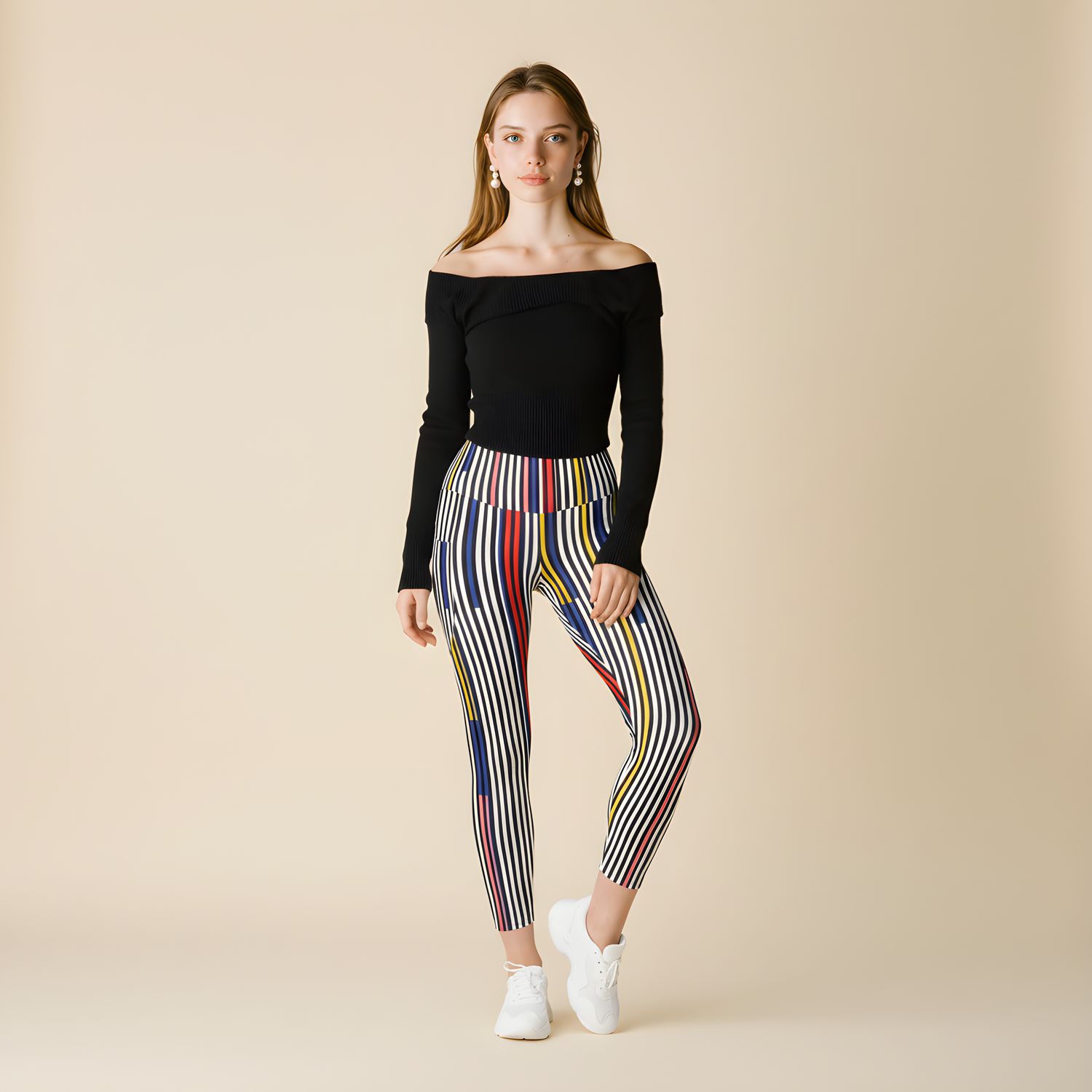 LSY, recycled leggings with pockets