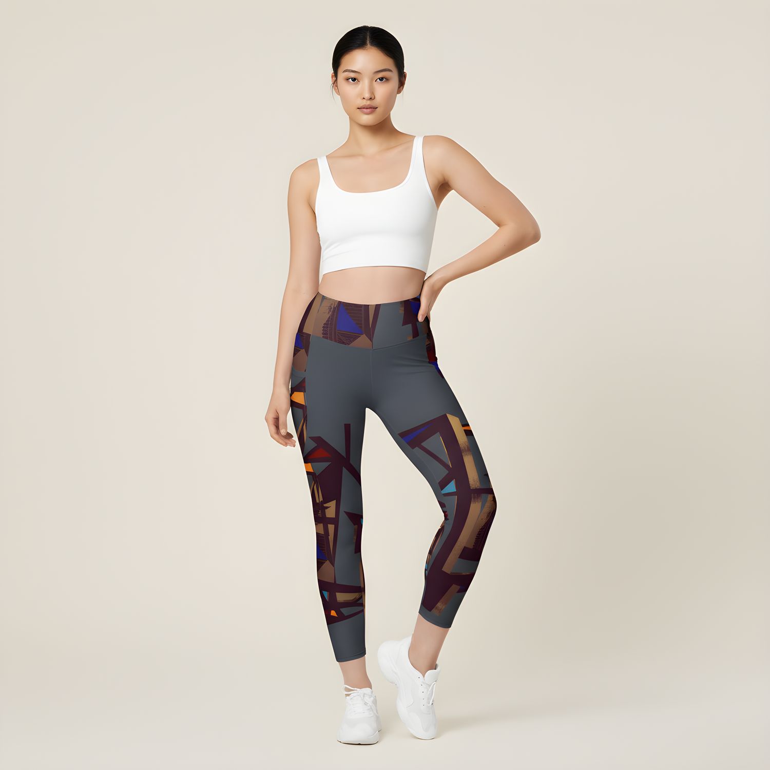 Le Burj, recycled leggings with pockets