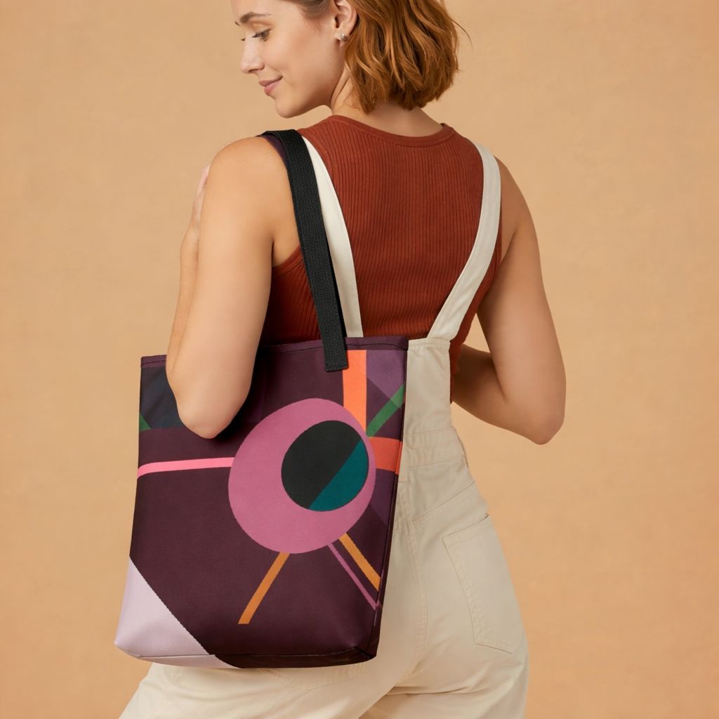 Eyeing the retro, tote bag