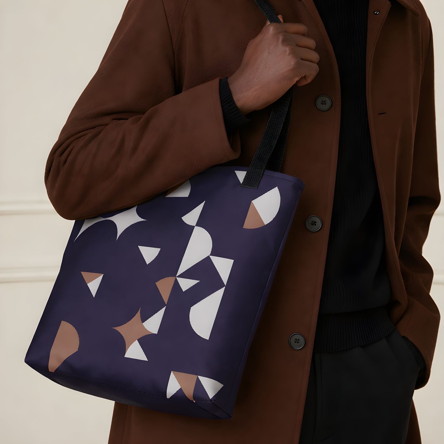 Retro puzzle, tote bag