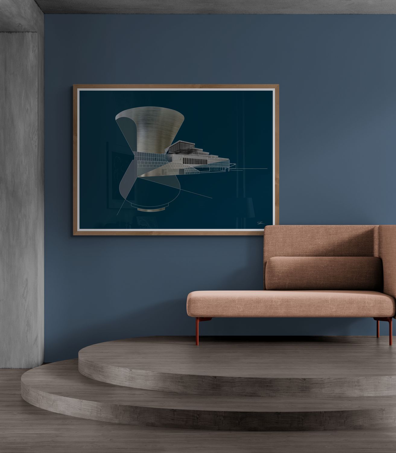 Kunsten i Ålern, framed poster 50x70 cm