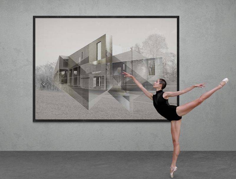 SMK, framed poster 50x70 cm