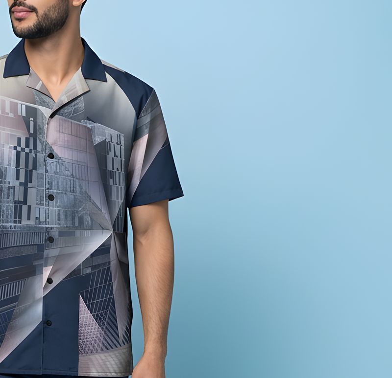 Østerbrogården, unisex button shirt