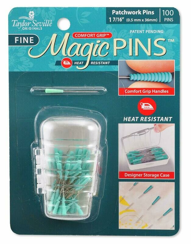MAGIC PINS - FINE PATCHWORK PINS (100 PC) | Taylor Seville Originals