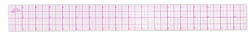 CLEAR GRAPH RULER 18" | C-Thru