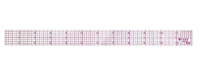 BEVELED 12&quot; x 1&quot; RULER | Westcott