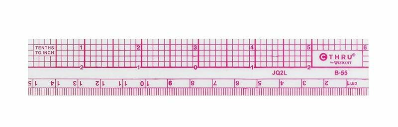 BEVELED RULER 6" | Westcott
