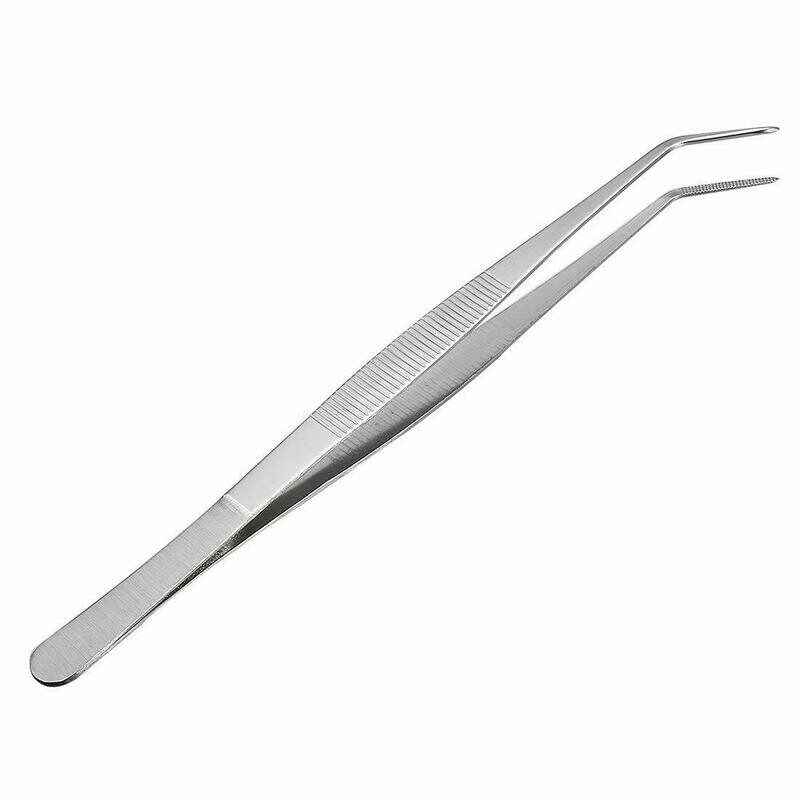 TWEEZERS WITH CURVED TIP