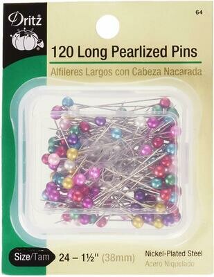 LONG PEARLIZED PINS (120 PCS) | Dritz