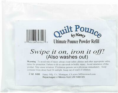 QUILT POUNCE POWDER REFILL (2 oz) | Hancy Creations