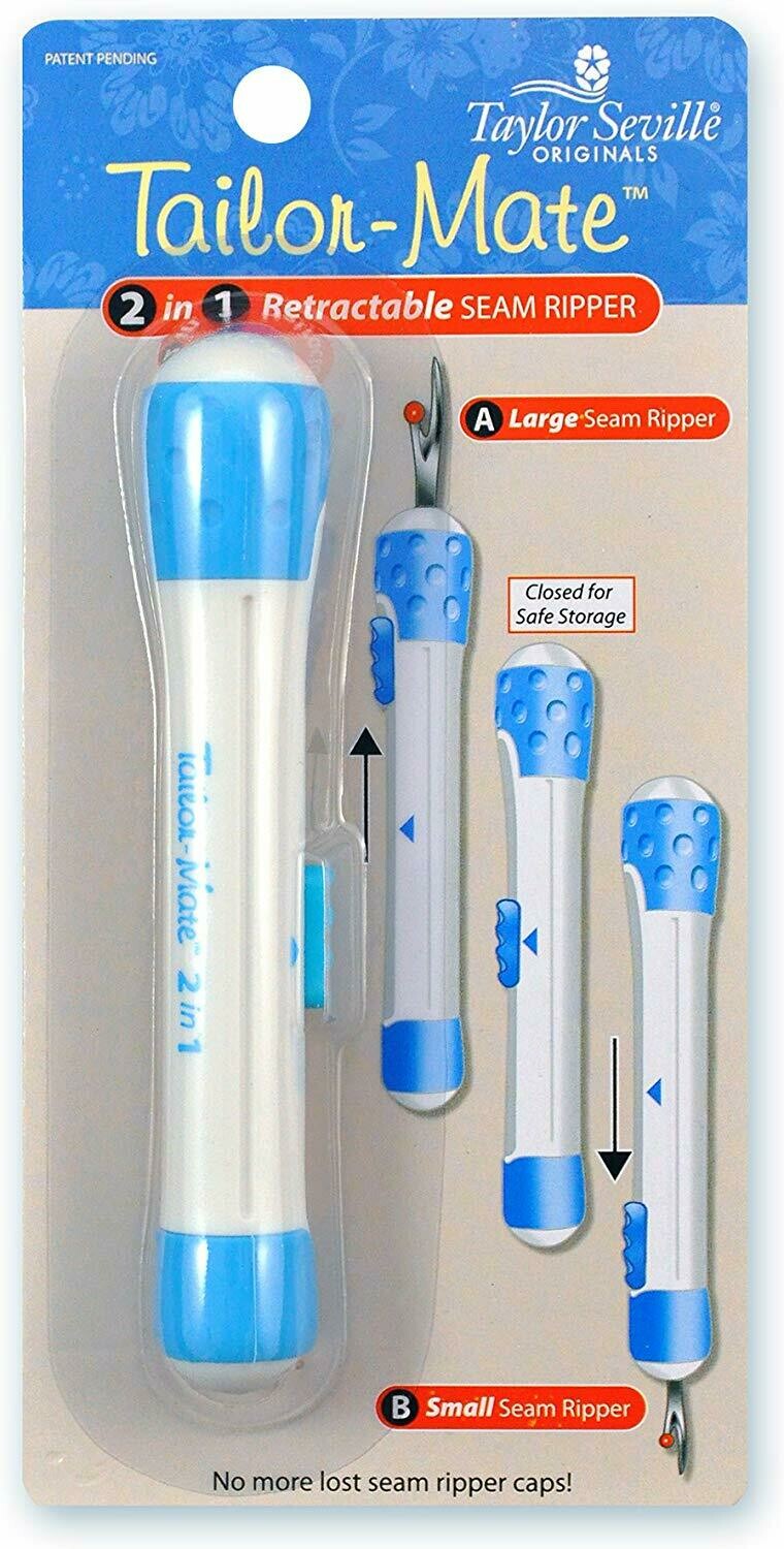 2 IN 1 RETRACTABLE SEAM RIPPER | Taylor Seville 2 IN 1 RETRACTABLE SEAM RIPPER | Taylor Seville