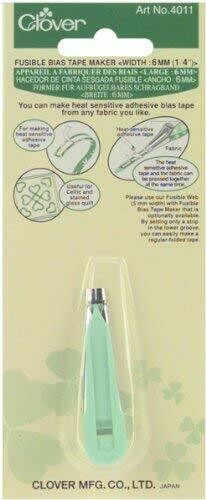 FUSIBLE BIAS TAPE MAKER (1/4&quot;) | Clover
