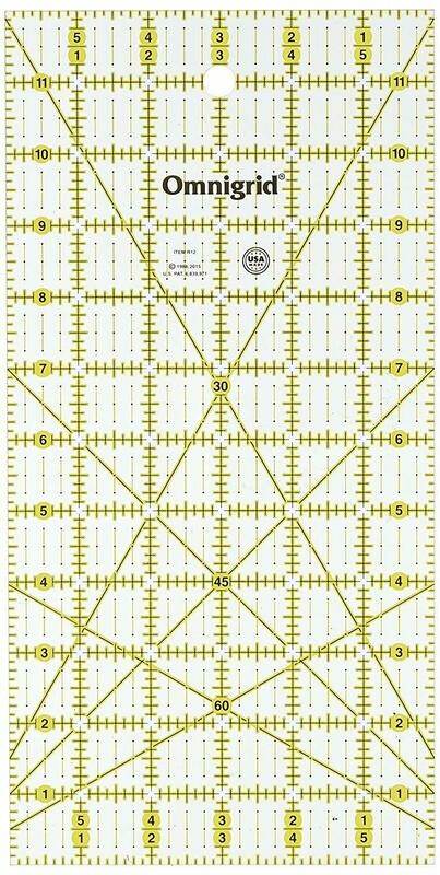 6&quot; x 12&quot; QUILTER&#39;S RULER | Omnigrid