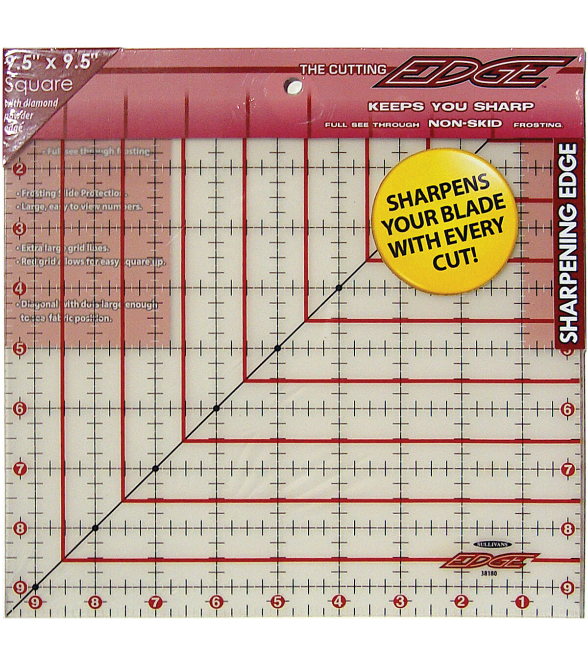 9 1/2&quot; x 9 1/2&quot; QUILTER&#39;S RULER | The Cutting Edge