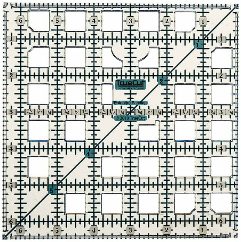6 1/2&quot; X 6 1/2&quot; QUILTER&#39;S RULER | True Cut