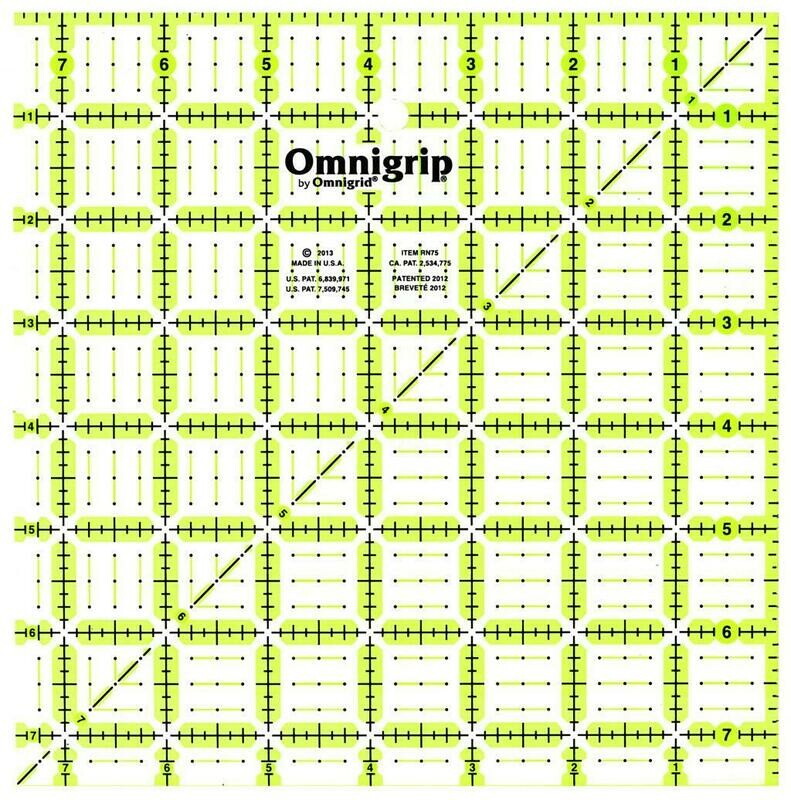 7 1/2&quot; x 7 1/2&quot; QUILTER&#39;S RULER | Omnigrid