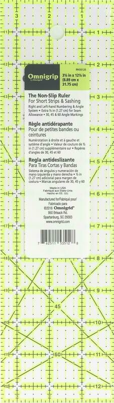 3 1/2&quot; x 12 1/2&quot; QUILTER&#39;S RULER | Omnigrid