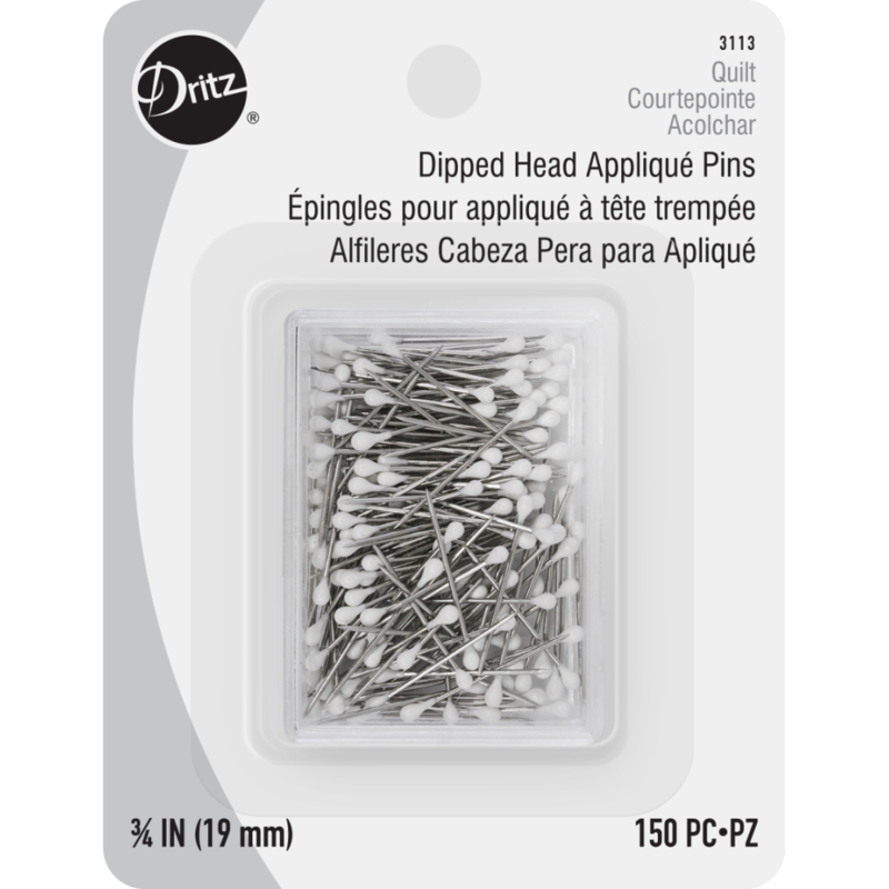 DIPPED APPLIQUE PINS 3/4&quot; (150 PC) | Dritz
