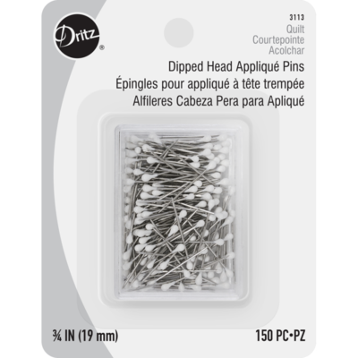DIPPED HEAD APPLIQUE PINS (150 PC) | Dritz
