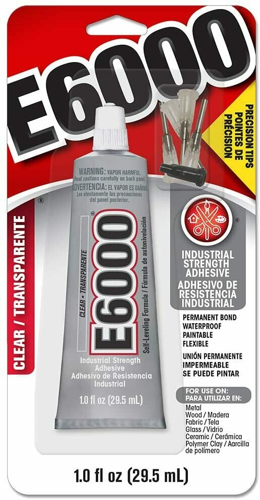 INDUSTRIAL STRENGTH ADHESIVE (4 TIPS) | E6000