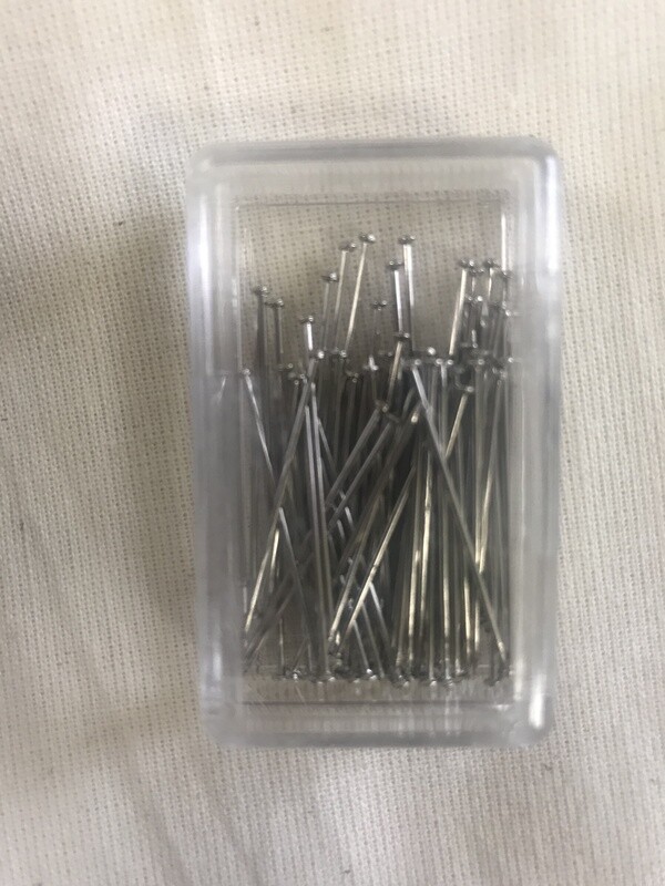 METAL DRESSMAKER PINS (100 PC)