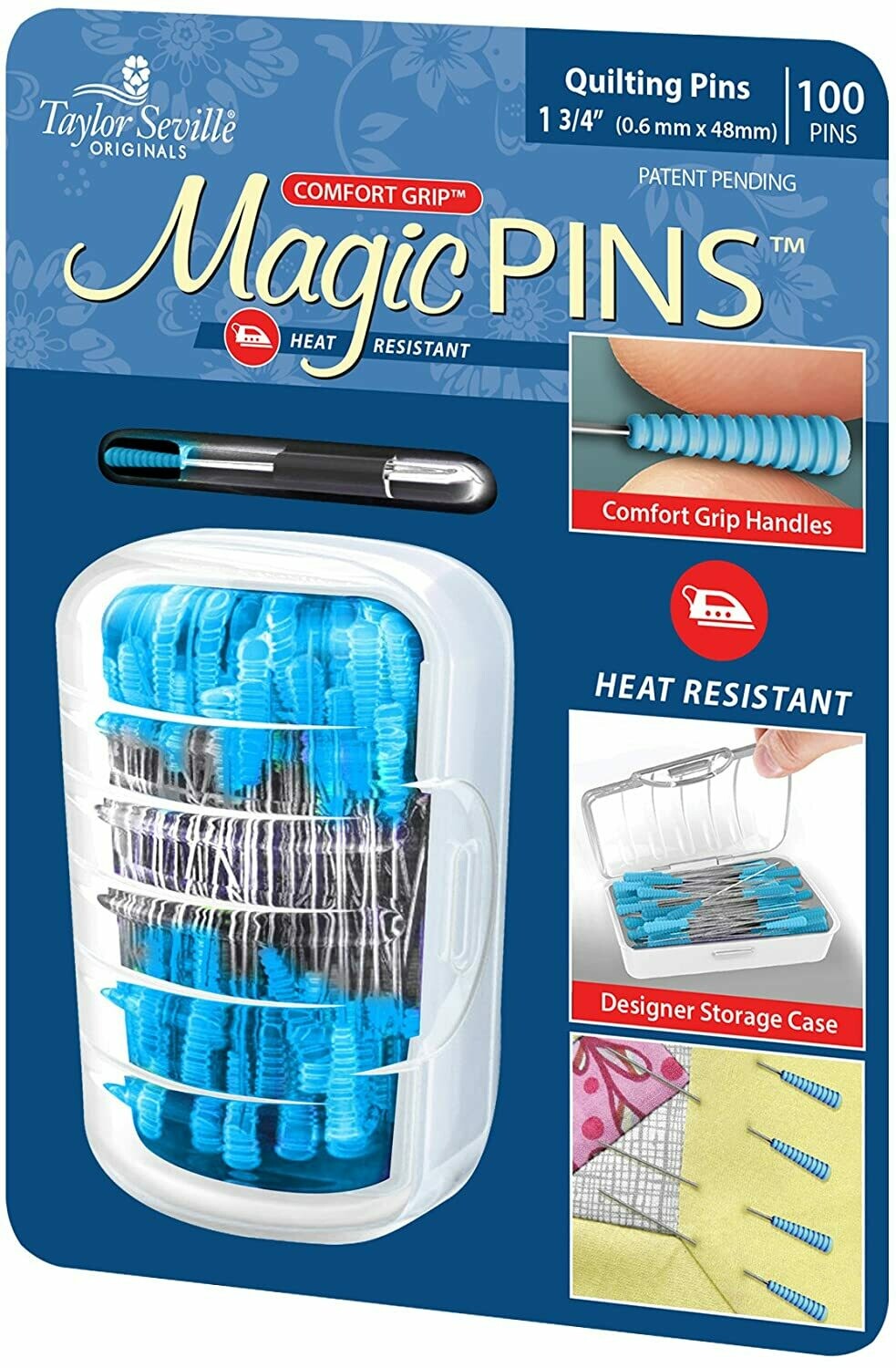MAGIC PINS - QUILTING PINS (100 PC) | Taylor Seville