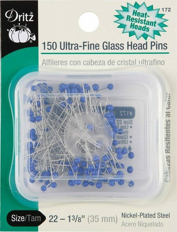 ULTRA - FINE GLASS HEAD PINS 1 3/8&quot; (150 PC ) | Dritz
