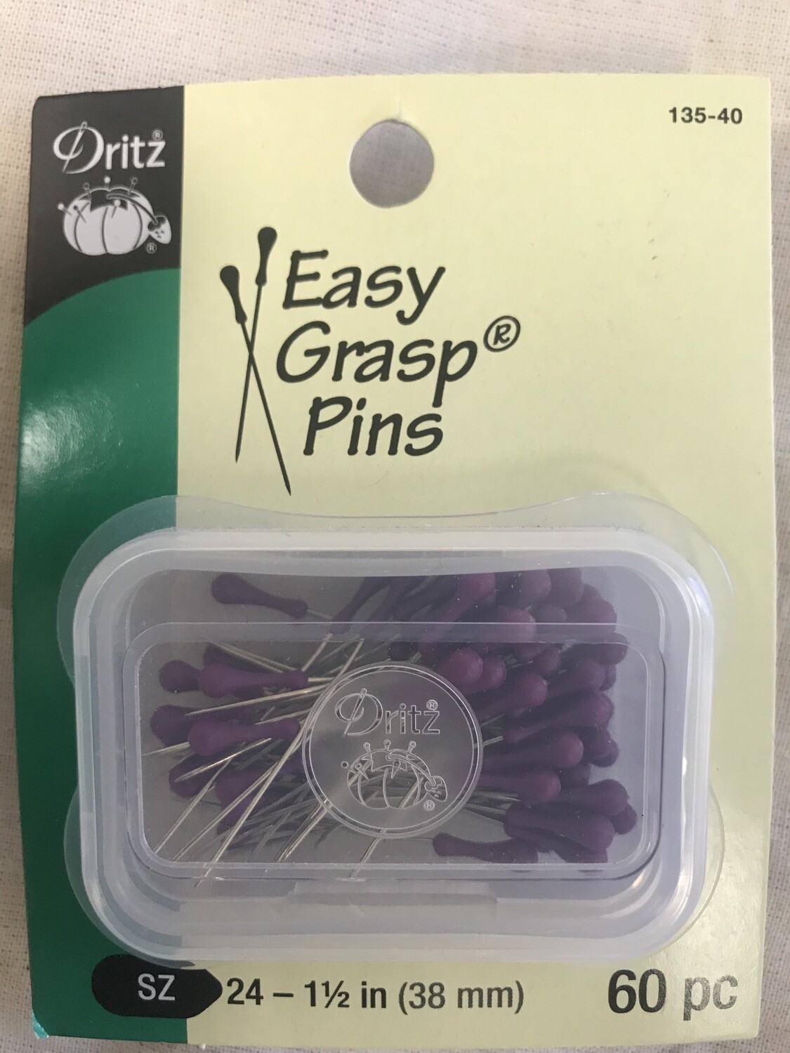 EASY GRASP PINS 1 1/2&quot; (60 PC) | Dritz
