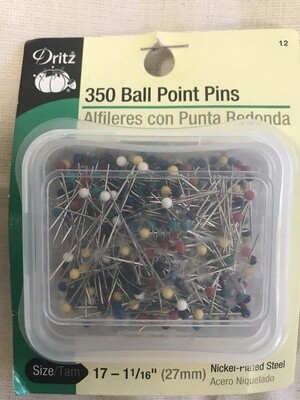 BALL POIN PINS 1 1/6" (350 PC) | Dritz