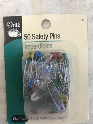 SAFETY PINS 1 1/16" (50 PC) | Dritz