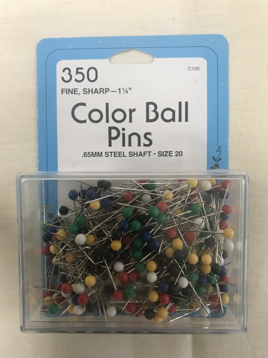 COLOR BALL PINS 1 1/4&quot; (350 PC) | Collins